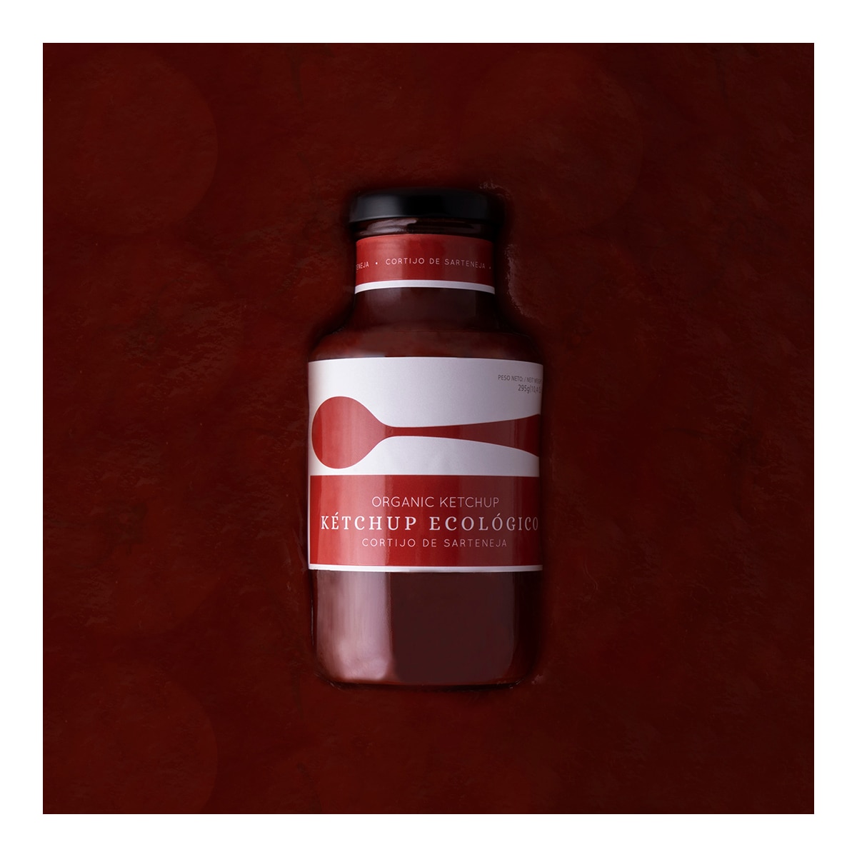 Salsa de tomate kétchup ecológico Cortijo de Sarteneja 3