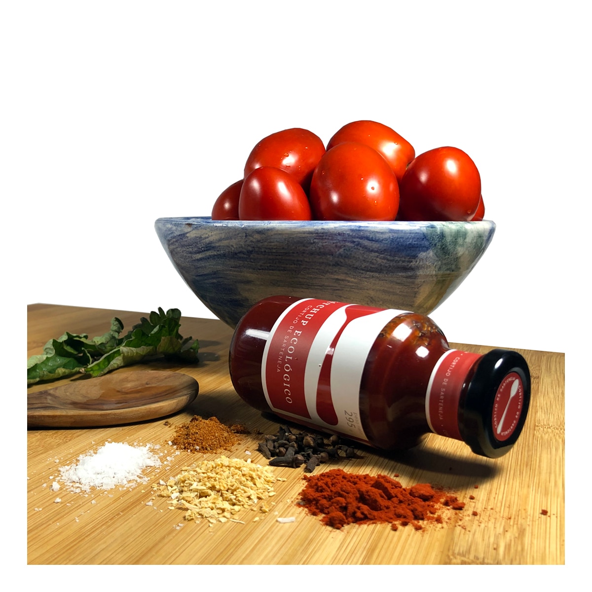 Salsa de tomate kétchup ecológico Cortijo de Sarteneja 4