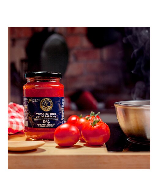 Imagen 3 de Tomate frito de Los Palacios con aceite de oliva virgen extra 0% sin azúcares añadidos Tierra Palaciega