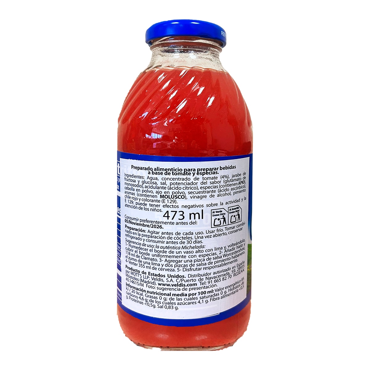Cóctel de tomate Clamato 2