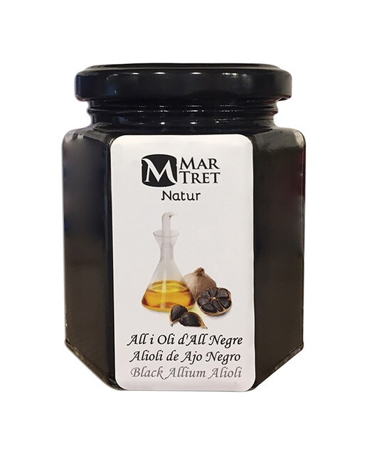 Salsa alioli  de ajo negro Mar-Tret 1