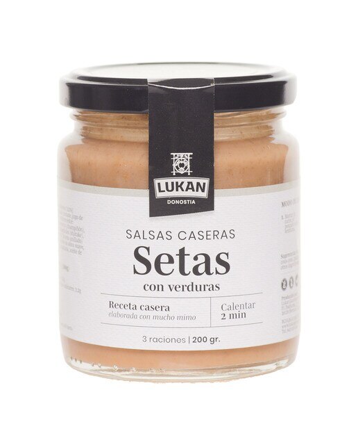 Imagen 0 de Salsa de setas con verduras Lukan Gourmet