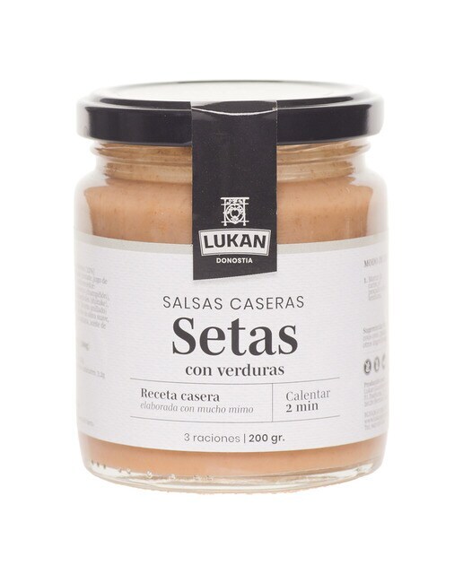 Salsa de setas con verduras Lukan Gourmet