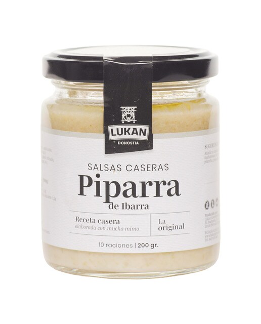 Imagen 0 de Salsa de piparra de Ibarra Lukan Gourmet
