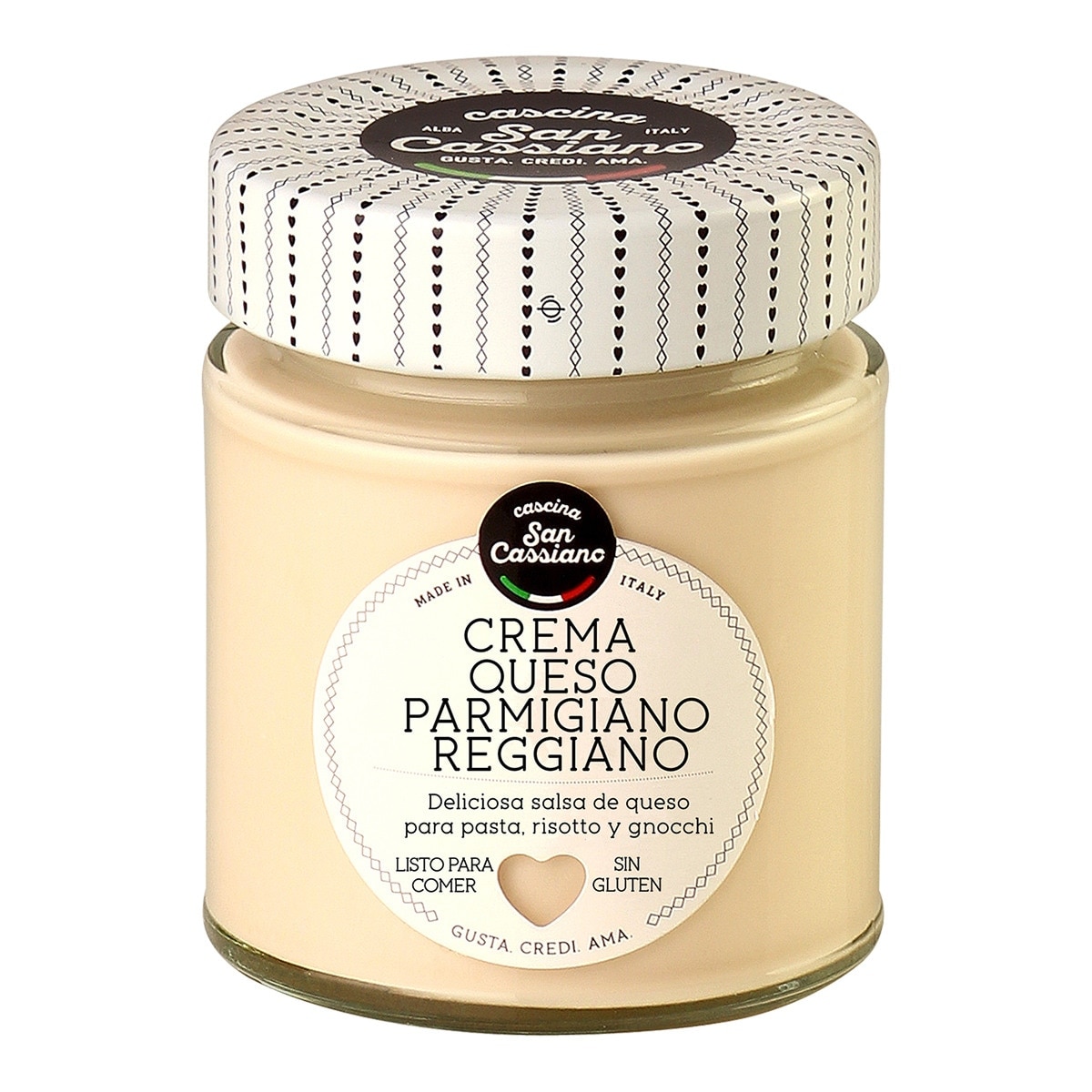 Salsa de queso Parmigiano Reggiano Cascina San Cassiano 1