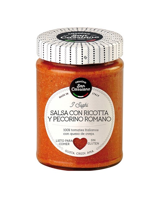 Salsa con ricota y Pecorino Romano Cascina San Cassiano 1
