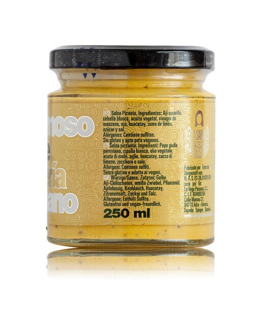 Salsa Ají amarillo con huacatay La Sarita 2