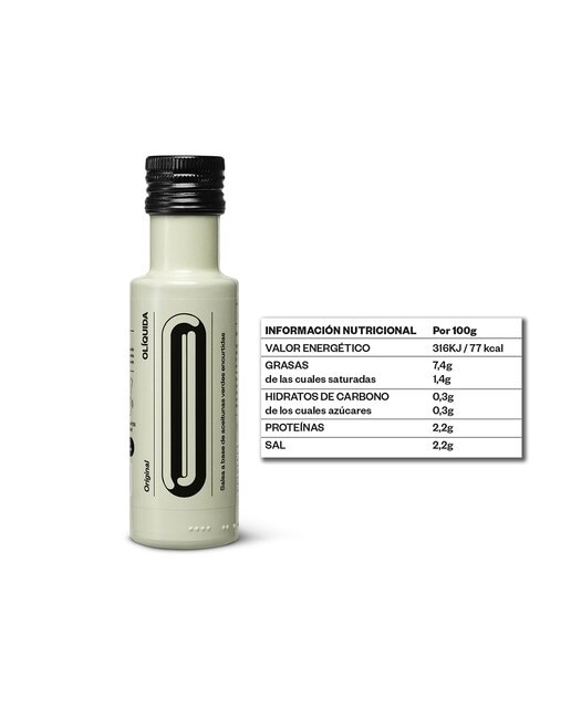 Salsa de oliva verde Olíquida 2