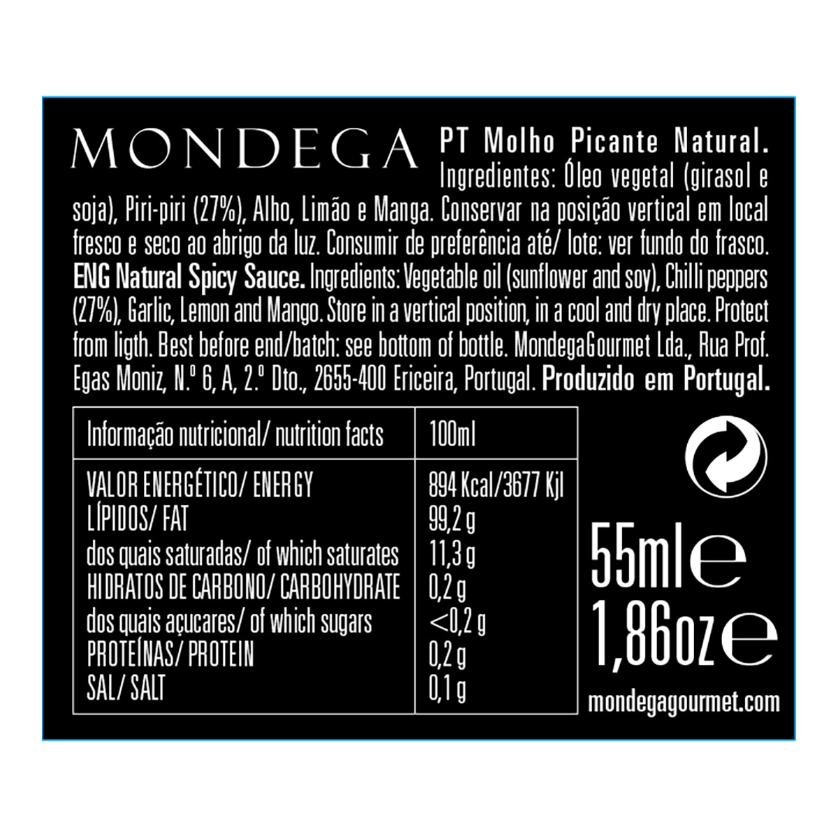 Imagen 2 de Salsa picante natural Mondega Gourmet