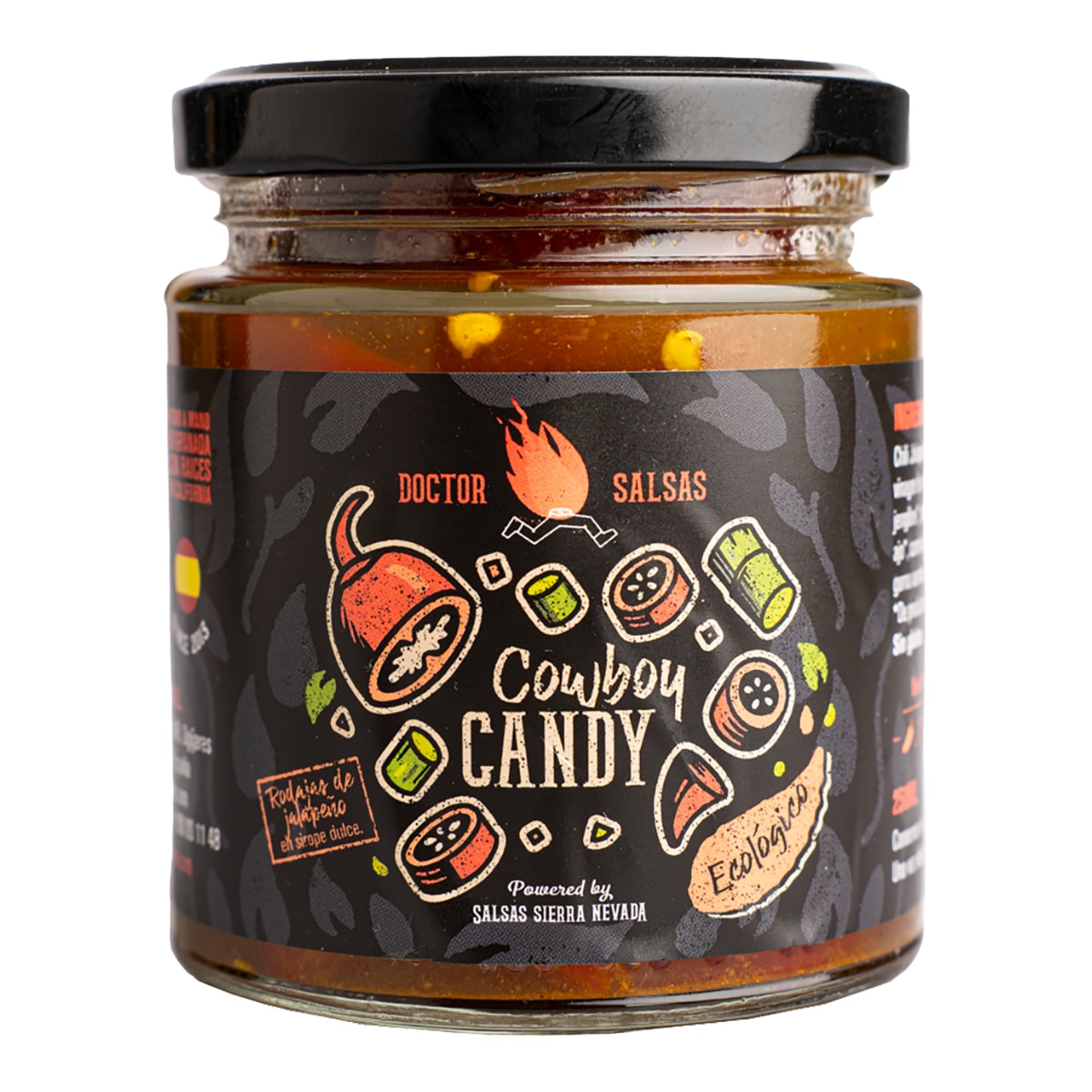 Imagen 1 de Salsa de chile jalapeño, vinagre y especias Cowboy Candy Doctor Salsas