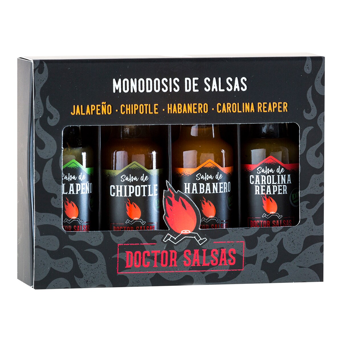 Imagen 0 de Estuche degustación salsas picantes miniatura Doctor Salsas
