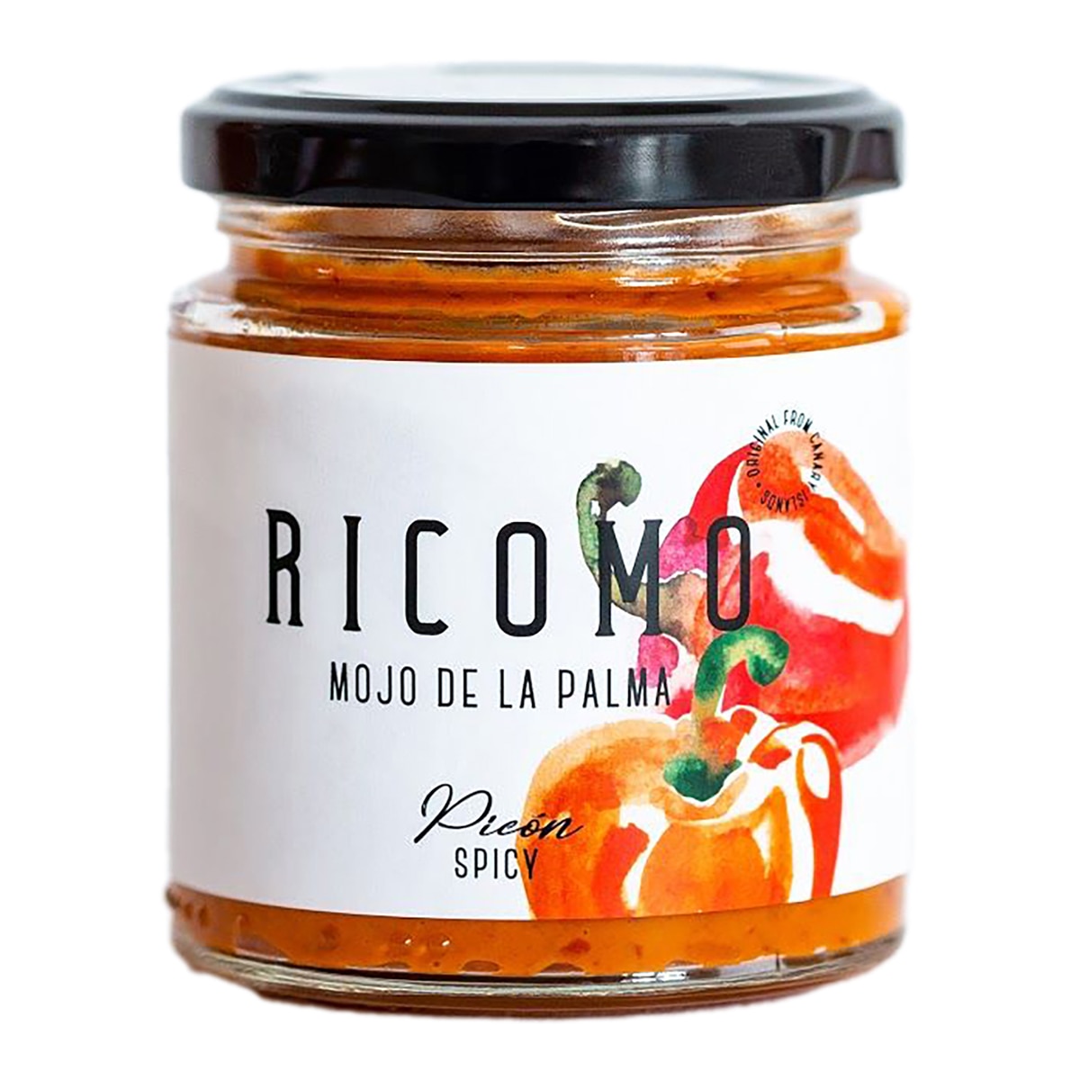 Imagen 0 de Salsa mojo canario rojo picón Ricomo