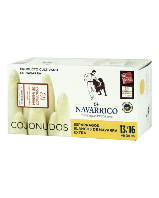 Espárragos blancos cojonudos El Navarrico 13/16 frutos 1