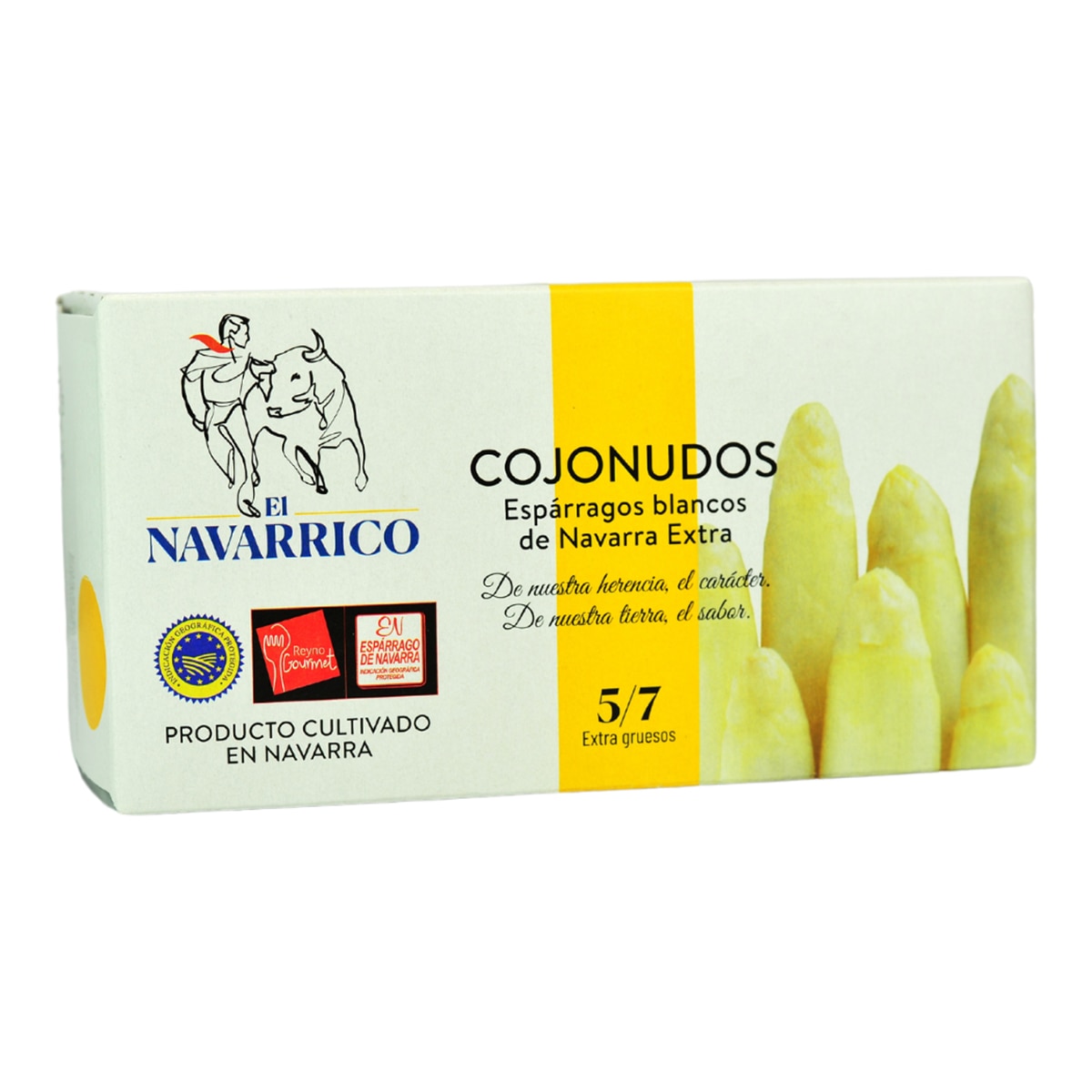 Espárragos blancos cojonudos El Navarrico 5/7 frutos 1