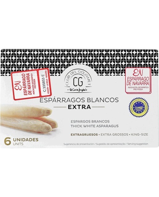 El Navarrico - Espárragos blancos cojonudos El Navarrico 6-8 frutos.
