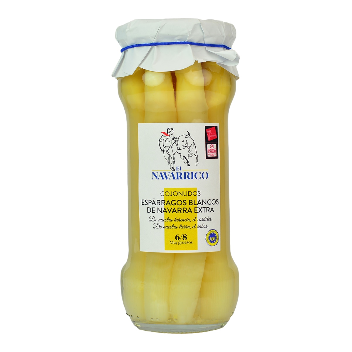 El Navarrico - Espárragos blancos cojonudos El Navarrico 6-8 frutos.
