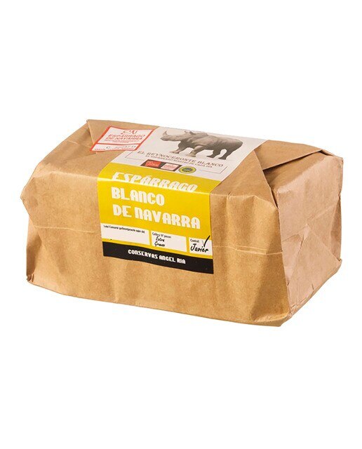 Imagen 0 de Espárragos blancos extra gruesos EL Reynoceronte blanco D.O. Navarra 9/11 piezas