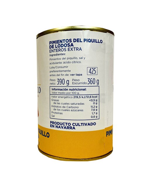 Pimientos del piquillo de Lodosa enteros extra El Navarrico 2