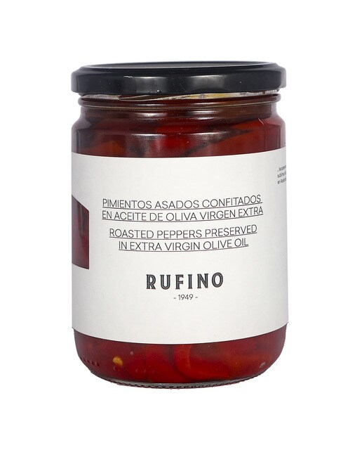 Imagen 0 de Pimientos rojos asados confitados en Aove Rufino