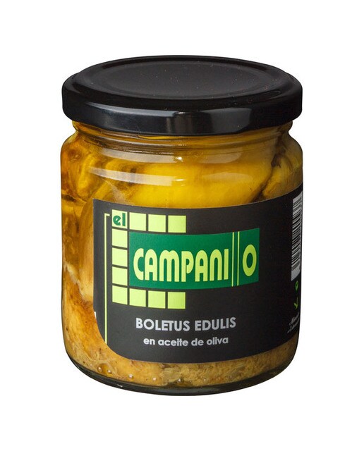 Imagen 0 de Boletus en aceite de oliva El Campanillo
