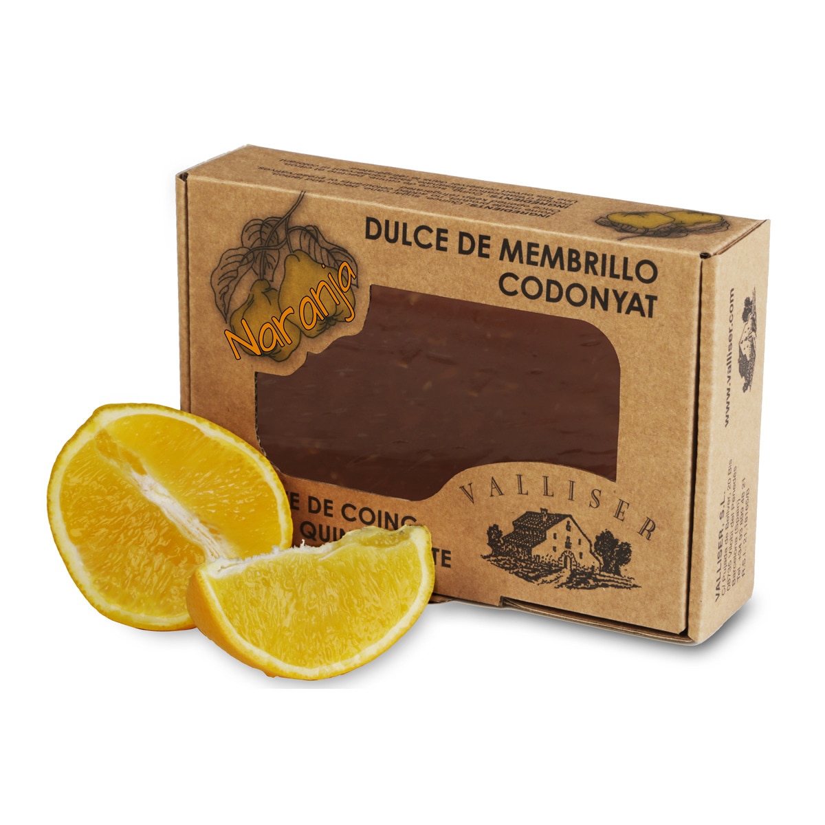Imagen 0 de Dulce de membrillo con naranja Valliser