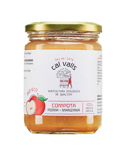Imagen 0 de Compota de manzana ecológica Call Valls
