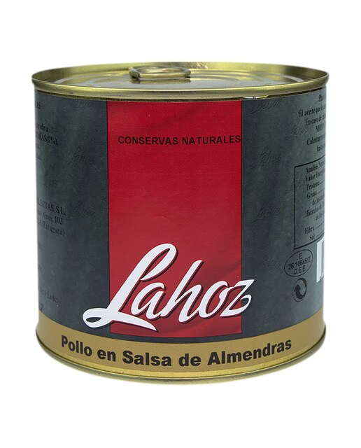 Pollo de corral en salsa de almendras Lahoz 1