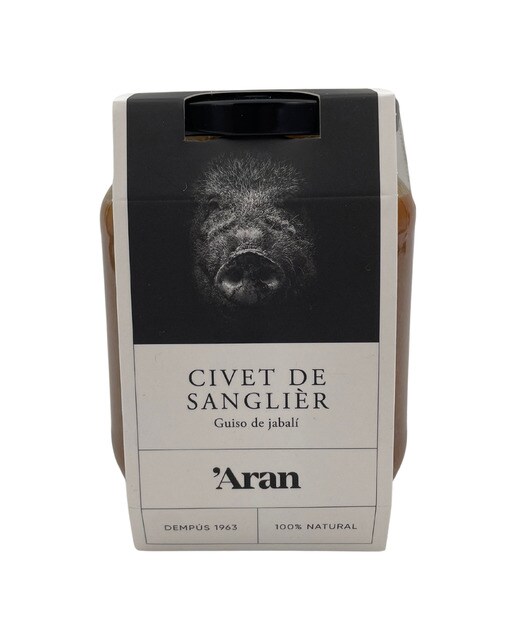 Estofado civet de jabalí 'Aran 2