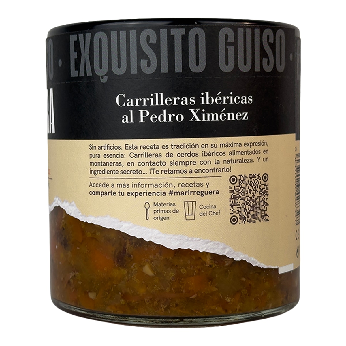 Guiso tradicional de carrilleras de cerdo ibérico guisadas con un toque de Pedro Ximénez Marirreguera 2