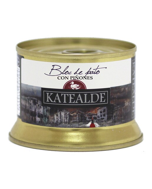 Imagen 0 de Block de foie gras de pato con piñones Katealde