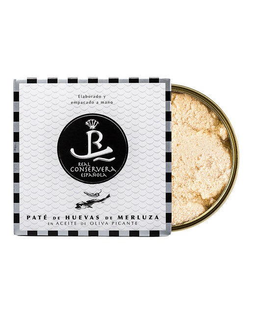 Imagen 0 de Paté de huevas de merluza en aceite de oliva picante Real Conservera Española