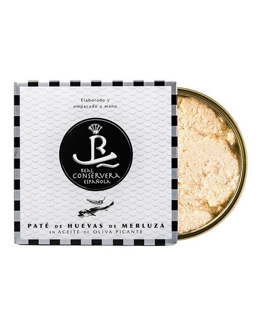 Paté de huevas de merluza en aceite de oliva picante Real Conservera Española