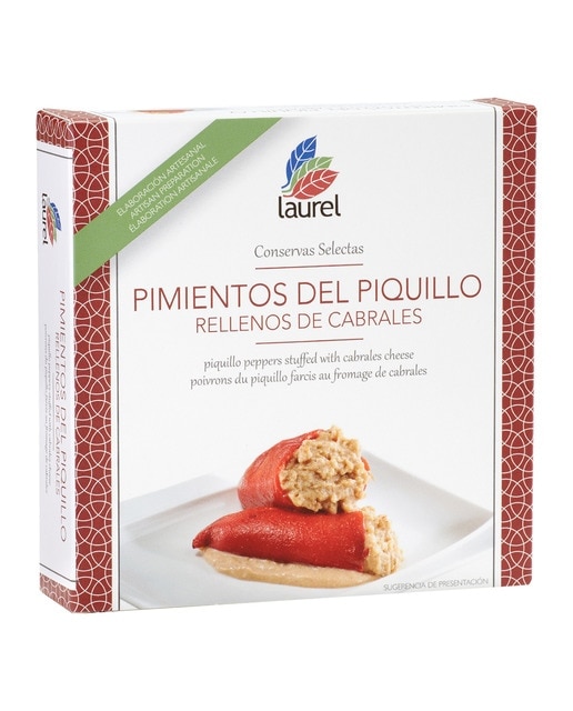 Pimientos del piquillo rellenos de cabrales Laurel 1