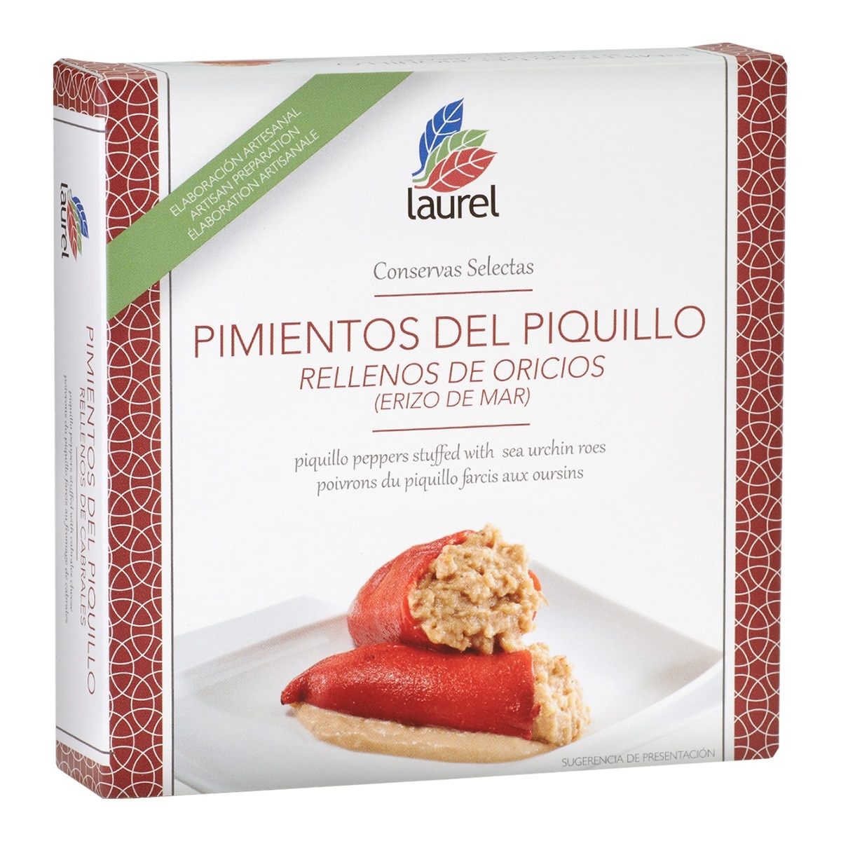 Imagen 0 de Pimientos del piquillo rellenos de oricios Laurel