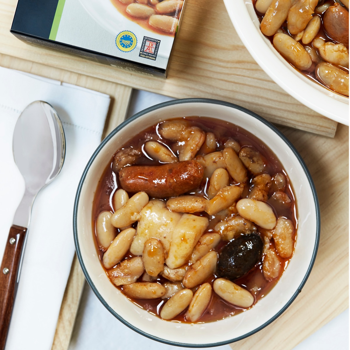 Fabada asturiana sin gluten Club del Gourmet 2