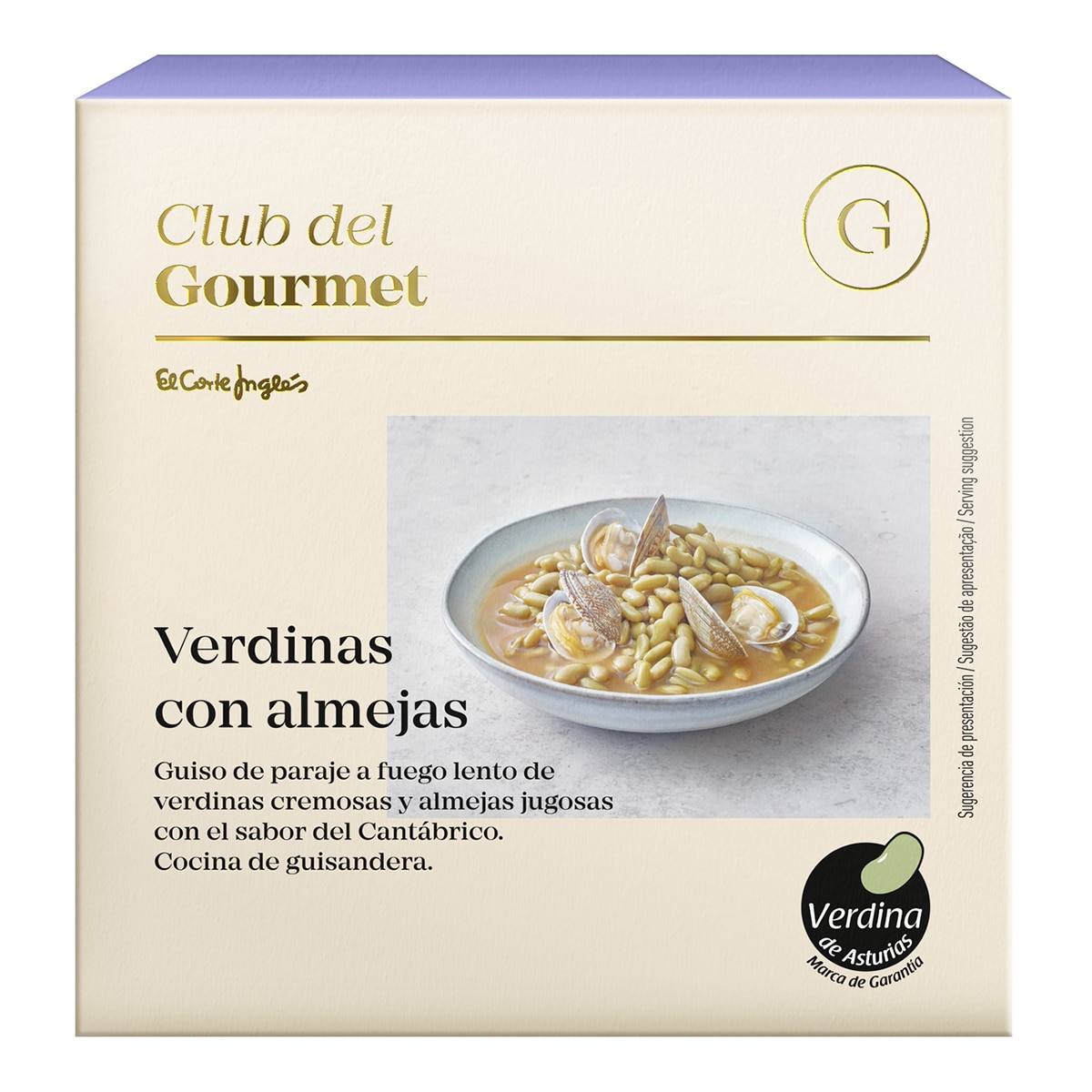 Imagen 0 de Verdinas con almejas Club del Gourmet