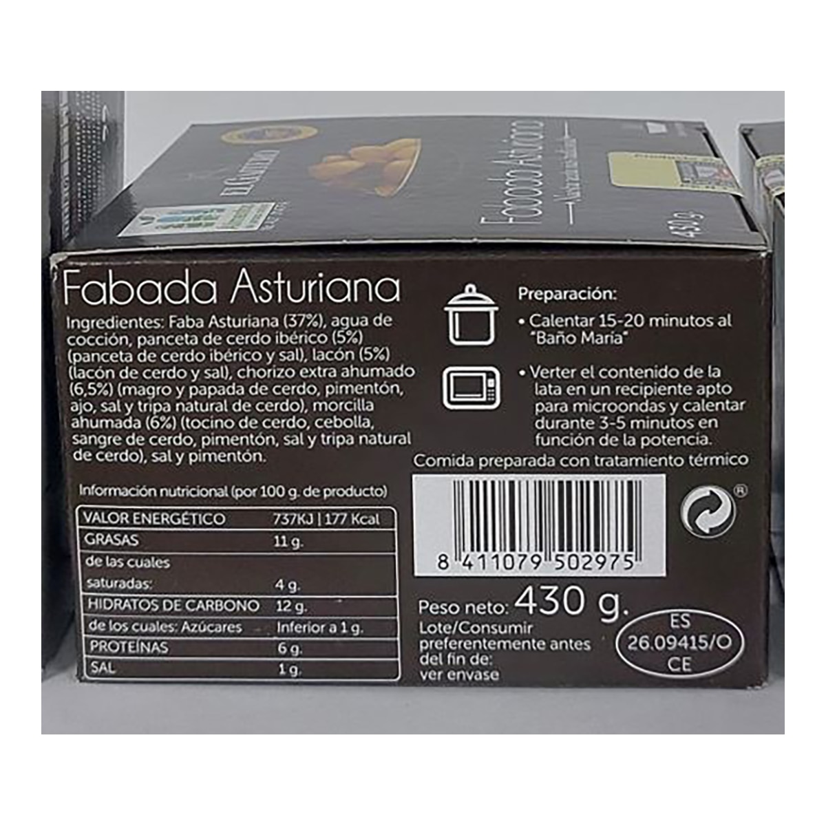 Imagen 2 de Fabada asturiana Gourmet El Gaitero