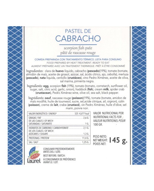Pastel de Cabracho Laurel 2