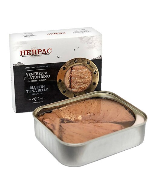 Imagen 0 de Ventresca de atún rojo en aceite de oliva Herpac