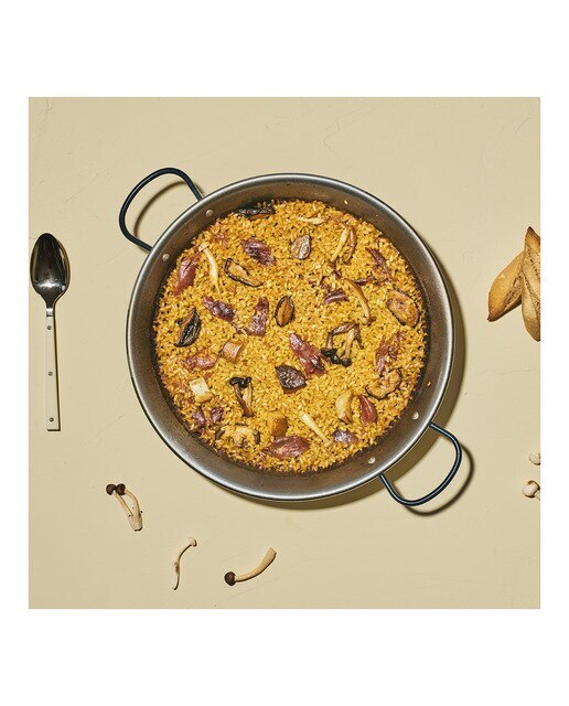 Paella de pato y setas El Paeller 4