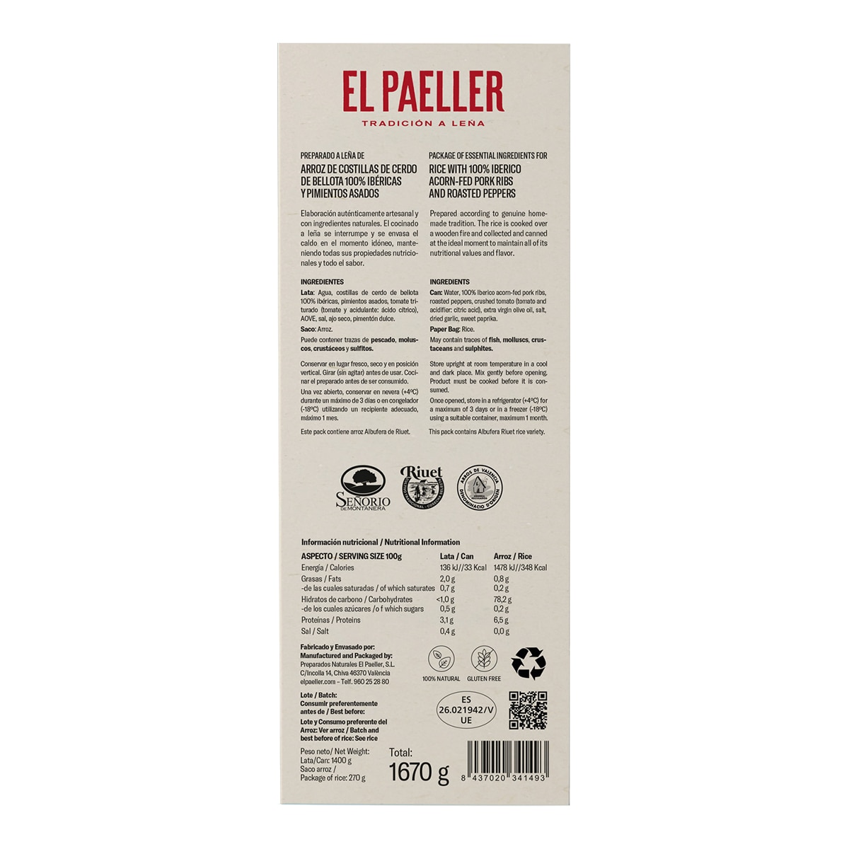 Arroz con costillas ibéricas y pimientos asados El Paeller 2