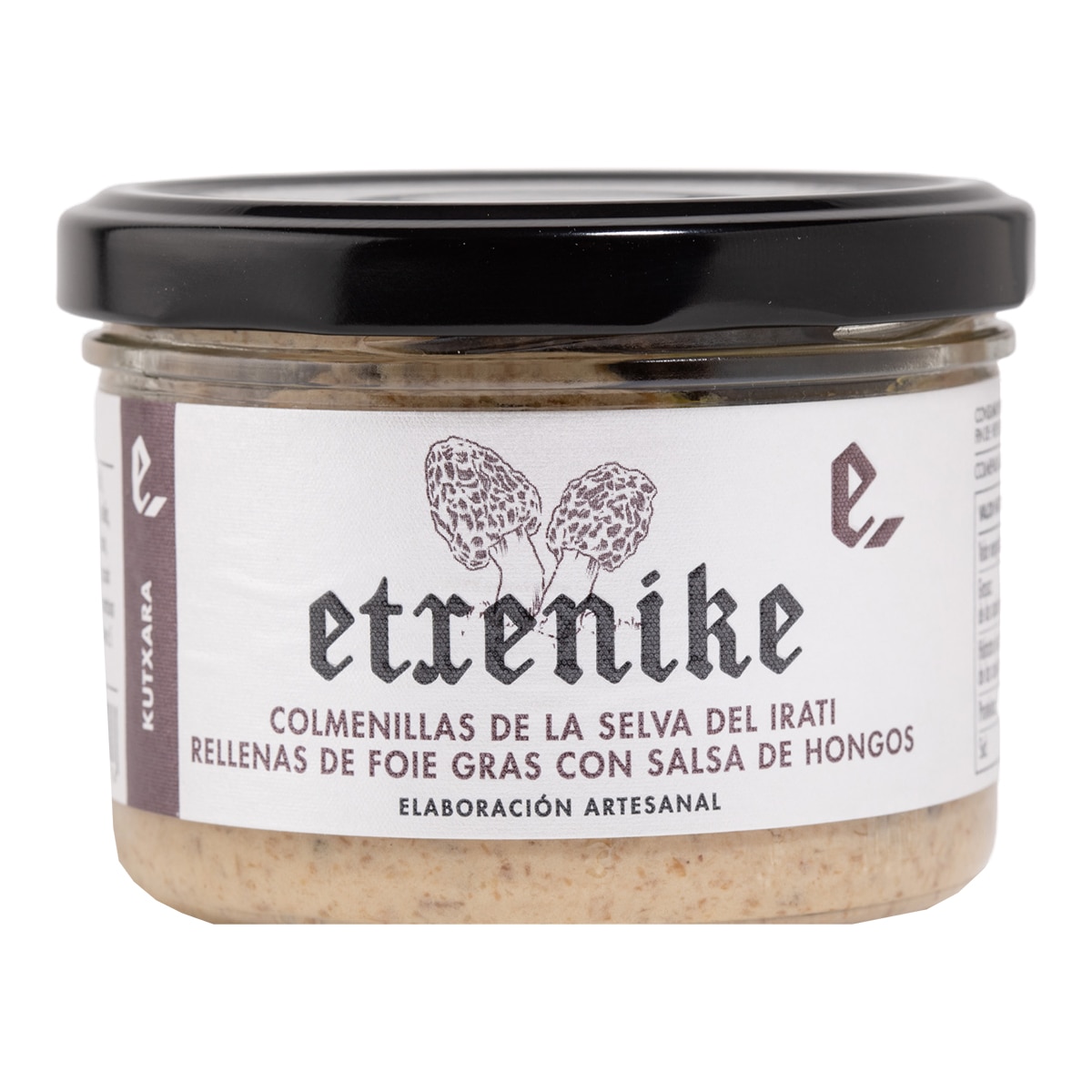 Colmenillas de la selva del Irati rellenas de foie gras con salsa de hongos Etxenike 1