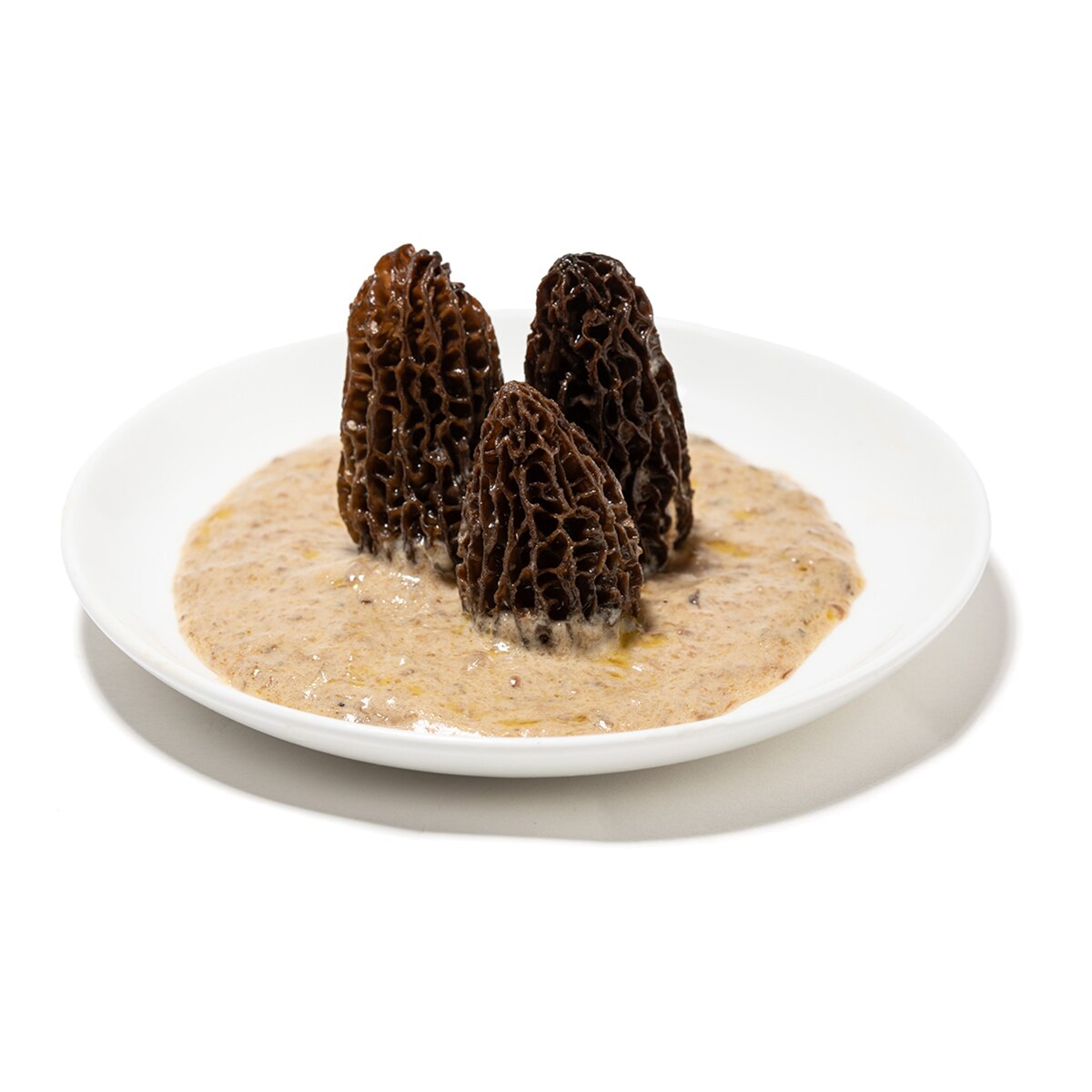 Colmenillas de la selva del Irati rellenas de foie gras con salsa de hongos Etxenike 4