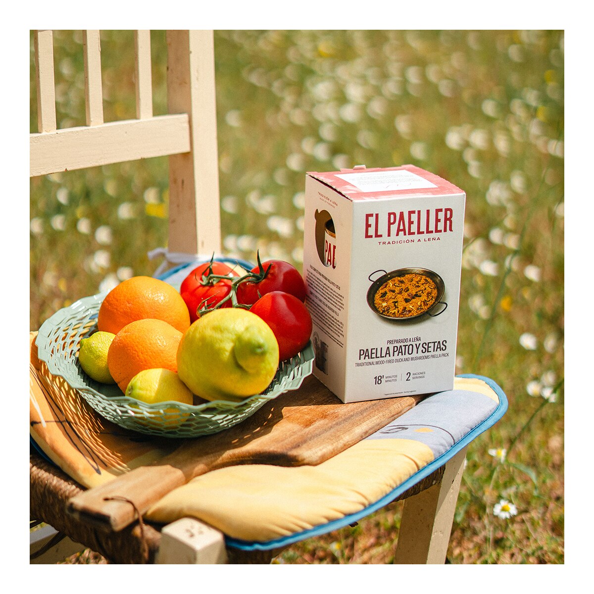 Paella de pato y setas a la leña El Paeller 2