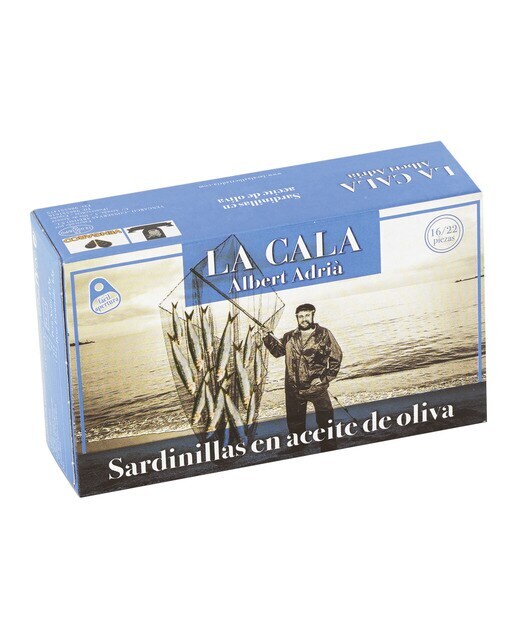 Sardinillas en aceite de oliva La cala Albert Adrià