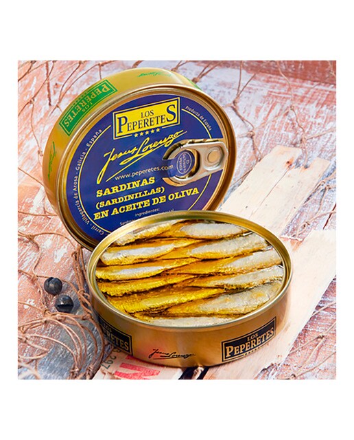 Sardinas en aceite de oliva Los Peperetes 5/7 piezas 2