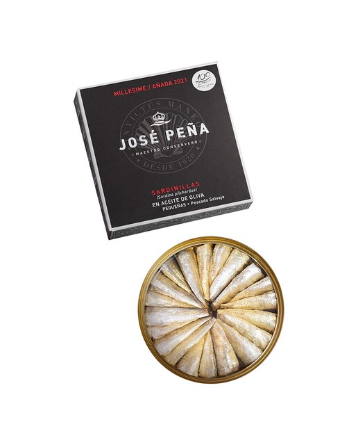 José Peña - Sardinillas en aceite de oliva 30-35 piezas Edición Especial José Peña.