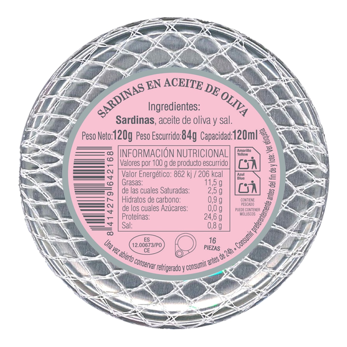 Sardinillas en aceite de oliva Rosa Lafuente 16 piezas 2