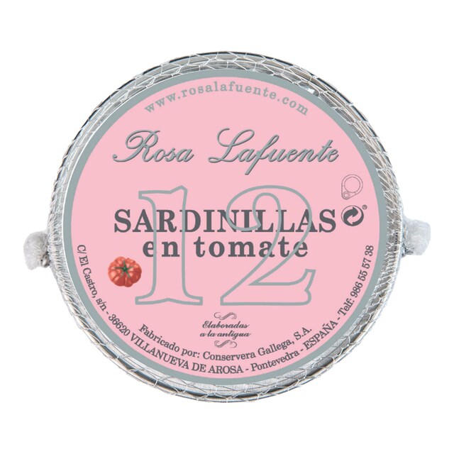 Imagen 0 de Sardinillas en tomate Rosa Lafuente 12 piezas