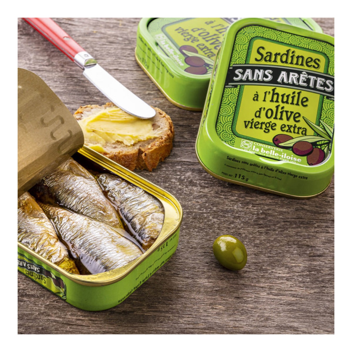 Sardinas deshuesadas en aceite de oliva virgen extra La Belle Iloise 2